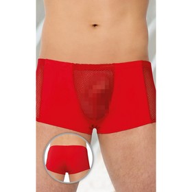 Шорты мужские с сеткой SoftLine Collection, цвет красный, XL Ош