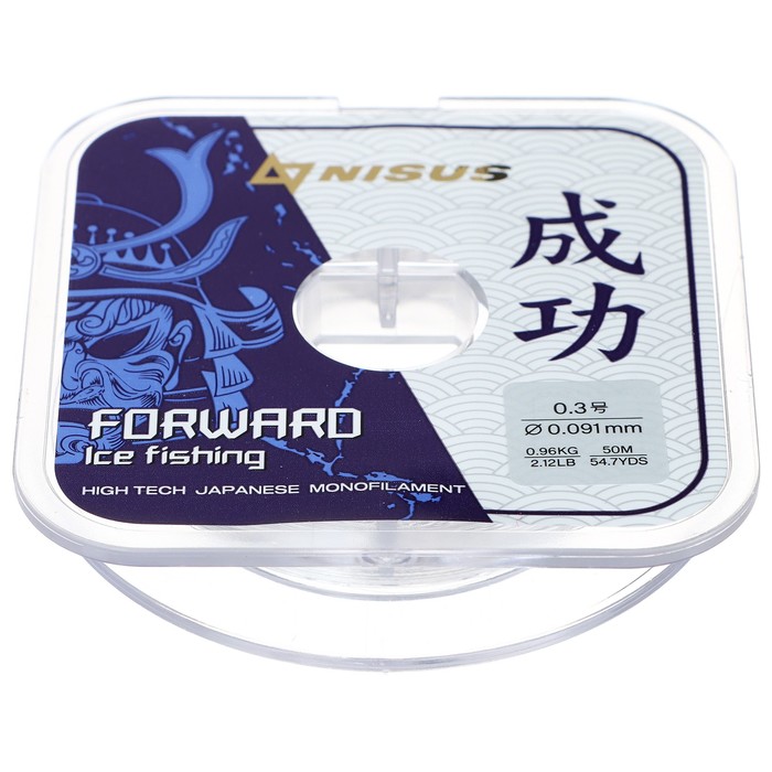 Леска Forward Ice Fishing, 0,091 мм/50 м, Nylon Transparent (N-FIF-0.091-50) Nisus