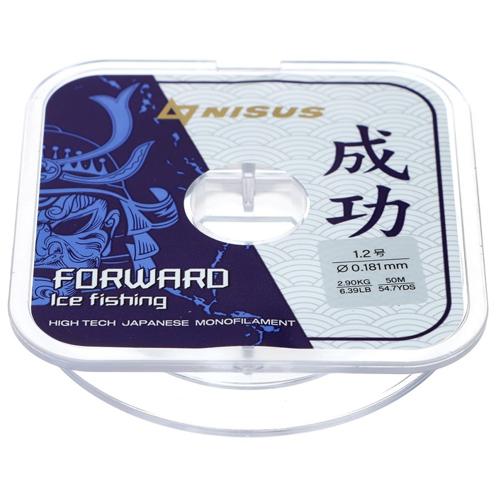 Леска Forward Ice Fishing, 0,181 мм/50 м, Nylon Transparent (N-FIF-0.181-50) Nisus