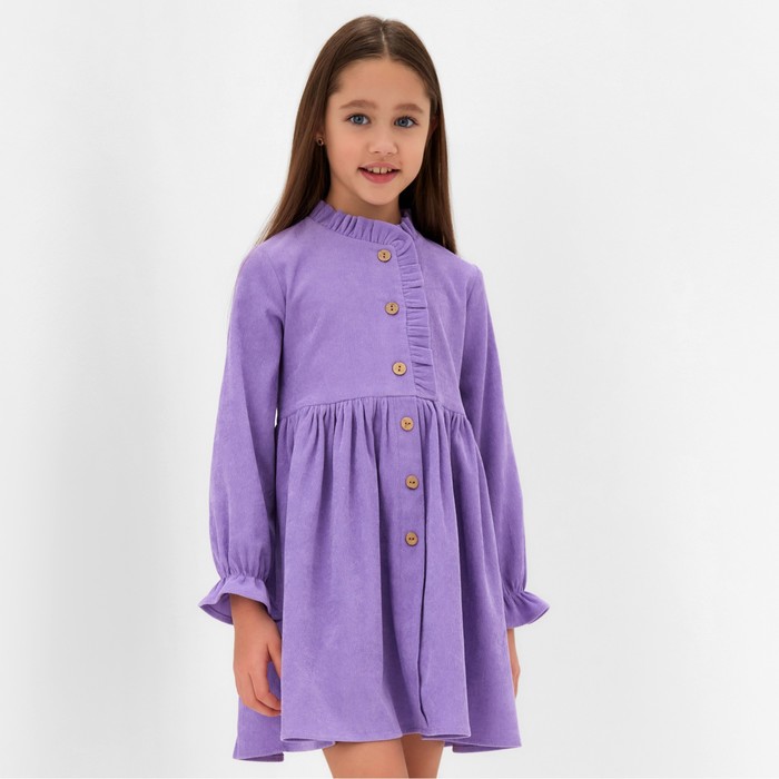 Платье для девочки MINAKU цвет фиолетовый, р-р 98 платье для девочки minaku цвет фиолетовый р р 122 7513630