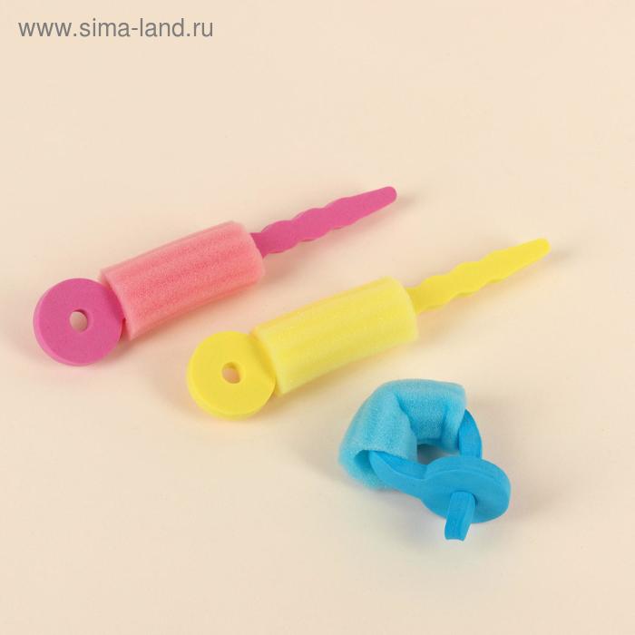 Бигуди с фиксатором d 25 см 165 см 3 шт цвет МИКС 70₽