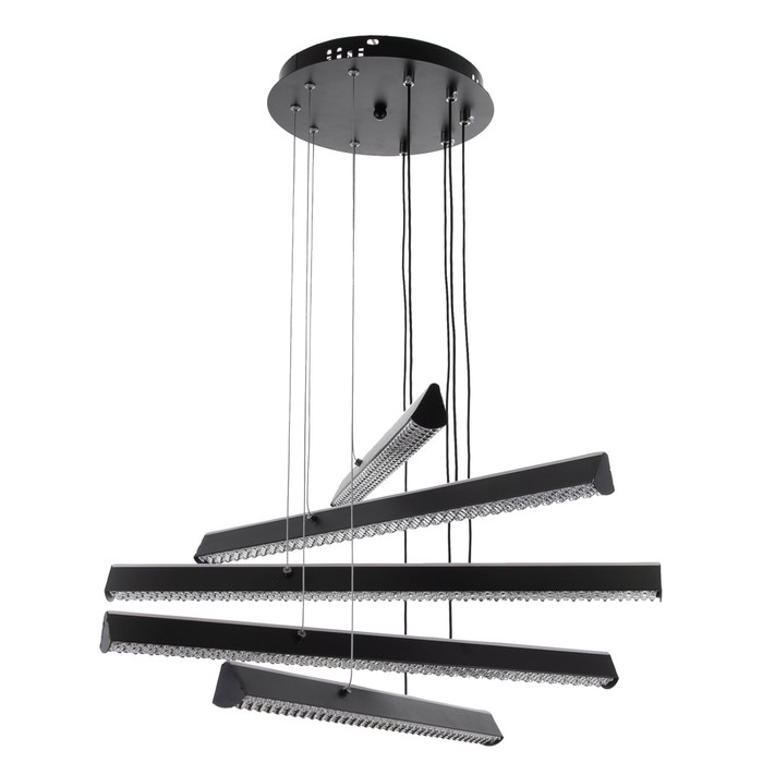 

Светильник 1639/5 LED 220Вт 3000-6000К черный 58х58х3,8 см