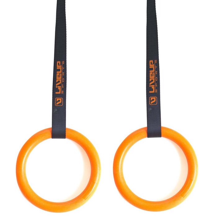 фото Гимнастические кольца, цвет оранжевый liveup
