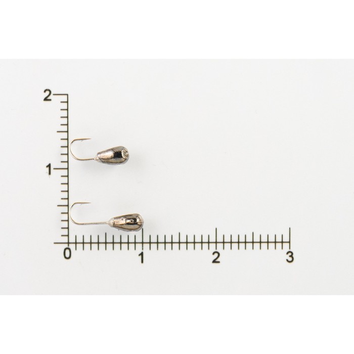 Мормышка вольфрамовая Каблучок d2,5, черный никель (5 шт) DS Fishing