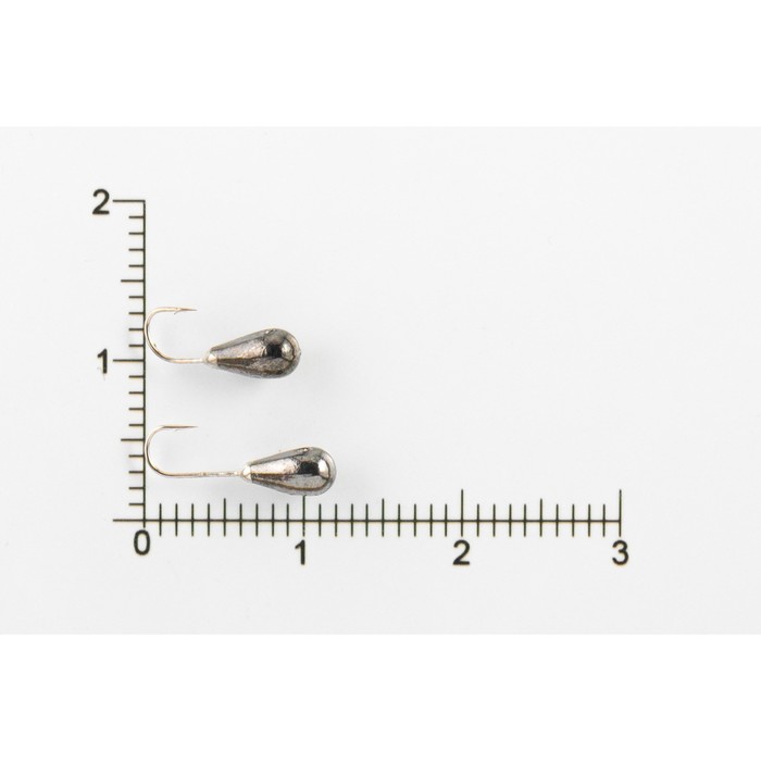 Мормышка вольфрамовая Каблучок d3,0, черный никель (5 шт) DS Fishing