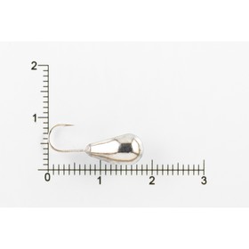 

Мормышка вольфрамовая Каблучок d6,0, никель (5 шт) DS Fishing