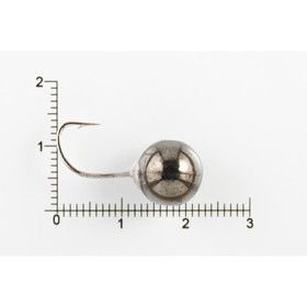 

Мормышка вольфрамовая Шар с отверстием d10,0, черный никель (3 шт) DS Fishing