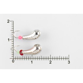 

Мормышка вольфрамовая Чесночинка с отверстием d5,0, никель (5 шт) DS Fishing