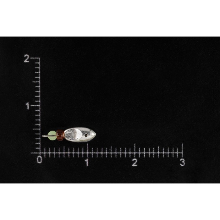 Мормышка вольфрамовая Овсинка d3,0, серебро (5 шт) DS Fishing