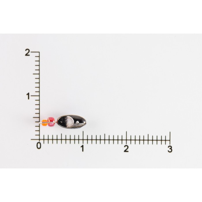 Мормышка вольфрамовая Овсинка d3,0, черный никель (5 шт) DS Fishing