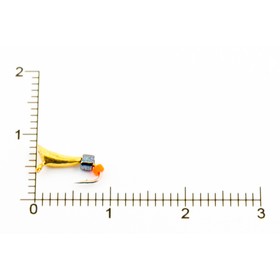 

Мормышка вольфрамовая Банан Гвоздик d2,5, золото (5 шт) DS Fishing