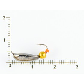 

Мормышка вольфрамовая Нимфа d6,0, черный никель (5 шт) DS Fishing