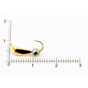 

Мормышка вольфрамовая Дрейссена с ушком d4,0, золото (5 шт) DS Fishing
