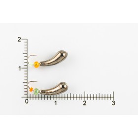 

Мормышка вольфрамовая Уралка с отверстием d4,0, черный никель (5 шт) DS Fishing
