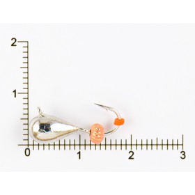 

Мормышка вольфрамовая Капля с ушком d5,5, никель (5 шт) DS Fishing