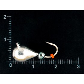 

Мормышка вольфрамовая Капля с ушком d6,8, серебро (5 шт) DS Fishing