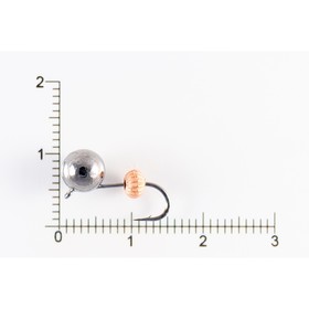 

Мормышка вольфрамовая Шар с ушком d6,0, черный никель (5 шт) DS Fishing