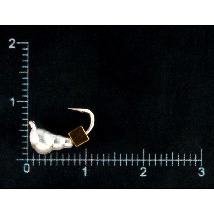 Мормышка вольфрамовая Муравей с ушком d4,0, серебро (5 шт) DS Fishing