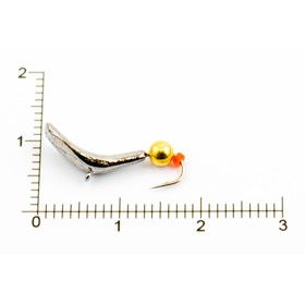 

Мормышка вольфрамовая Комар d4,0, черный никель (5 шт) DS Fishing