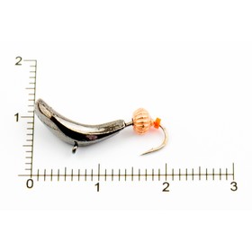 

Мормышка вольфрамовая Комар d5,0, черный никель (5 шт) DS Fishing