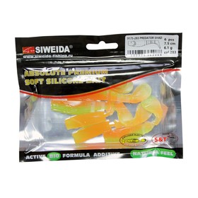

Приманка силиконовая SIWEIDA "Predator Shad" 7,5см 6,1г (6шт.) цв. 283