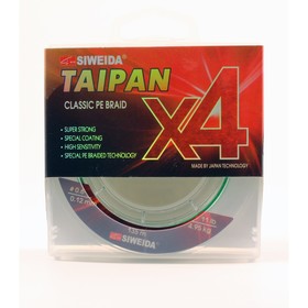 

Шнур плетеный SIWEIDA"TAIPAN CLASSIC PE BRAID X4" 0,12мм135м(#0.6, 11lb, 4,95кг,light-green) 76381
