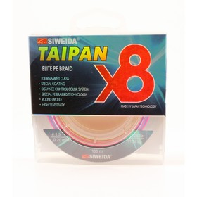 

Шнур плетеный SIWEIDA "TAIPAN ELITE PE BRAID X8" 0,20мм 135м(#1.5, 25lb, 11,36кг,multicolor) 76381