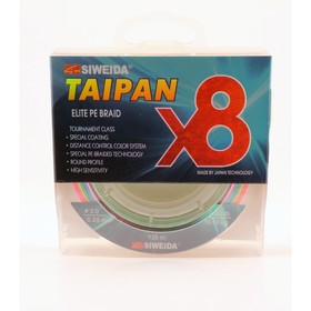 

Шнур плетеный SIWEIDA "TAIPAN ELITE PE BRAID X8" 0,28мм 135м(#3.0, 40lb, 18,18кг,multicolor) 76381