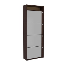 

Обувница Leset Эдит 4S с зеркалом 604х225х1600 Венге