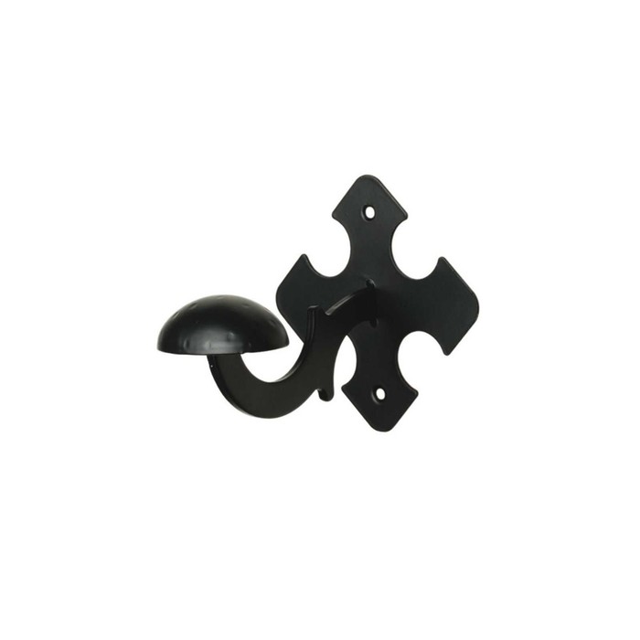Крючок, 100 × 90 × 90 мм, сталь, цвет чёрный