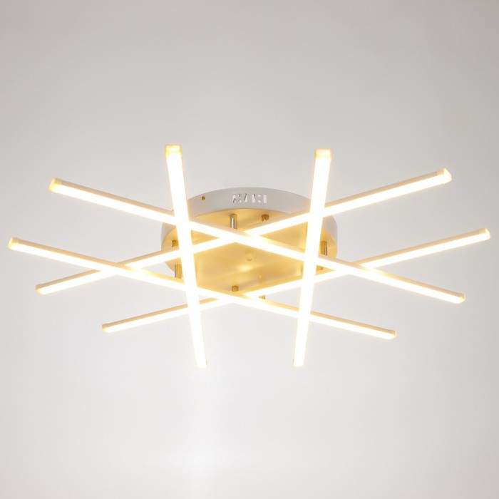 

Люстра 1693/6 LED 108Вт 3000К белый 75.5х75.5х8 см BayerLux