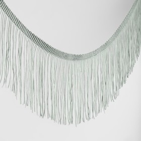 Тесьма декоративная «Бахрома», 10 см, 5 ± 0,5 м, цвет серый