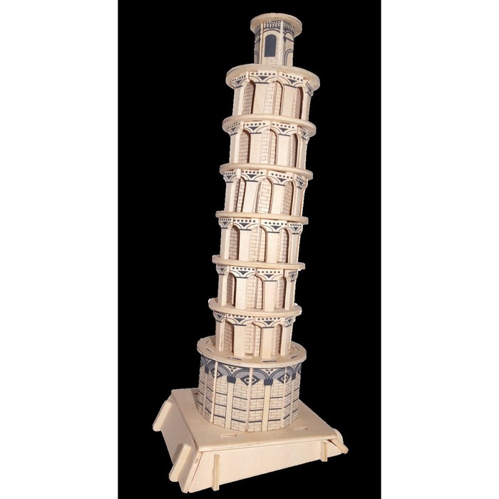 3D-модель сборная деревянная Чудо-Дерево «Пизанская башня» сборная деревянная модель пизанская башня