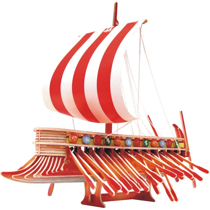 3D-модель сборная деревянная Чудо-Дерево «Финикийский парусник» сборные модели чудо дерево модель сборная корабли ганзейский парусник