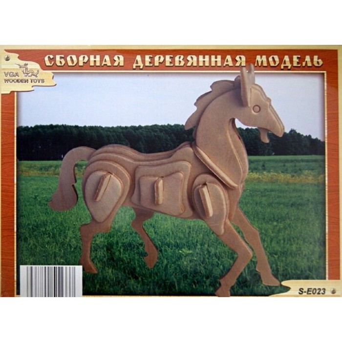 

Модель деревянная сборная «Лошадь»