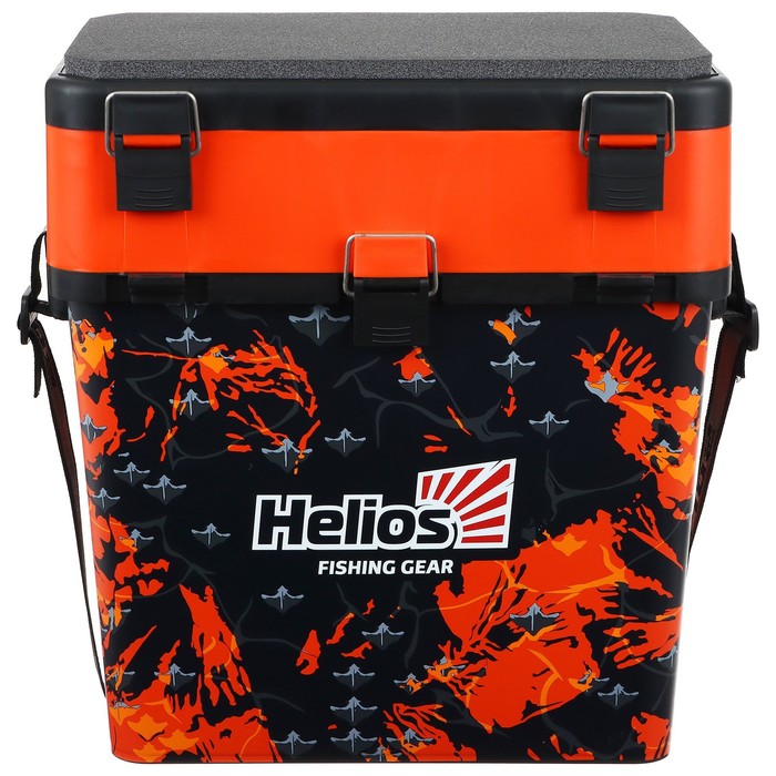 ящик рыболовный зимний helios shark цвет оранжевый hs ib 19 sho Ящик рыболовный зимний Helios SHARK, цвет оранжевый (HS-IB-19-SHO)