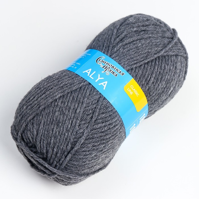 

Пряжа Аля (Alya) 50% акрил,50% шерсть 185м/100гр (м. серый 380)