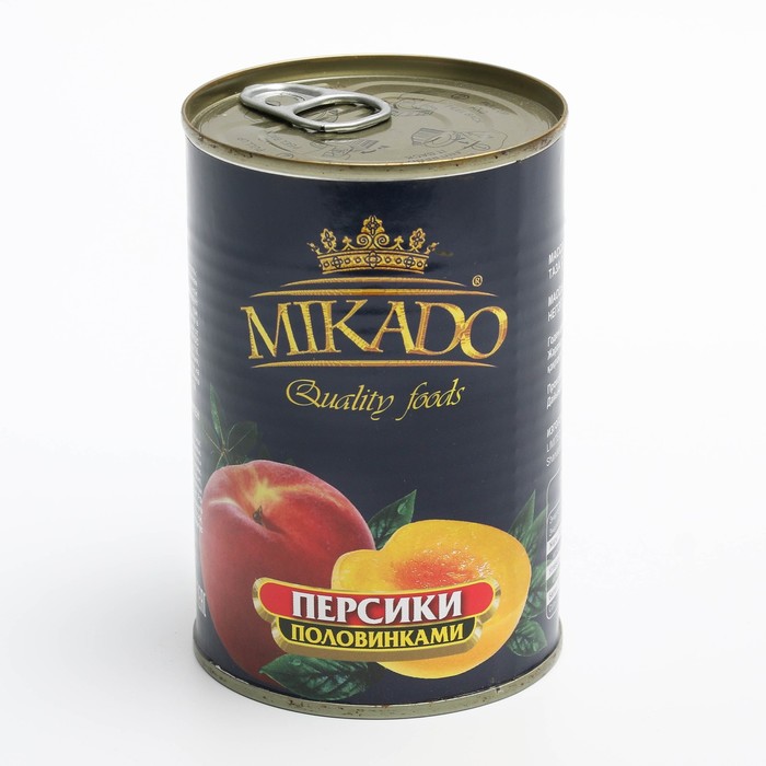 

Персики половинки 425 мл MIKADO
