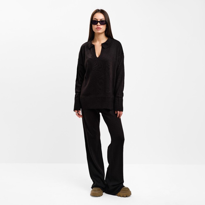 

Костюм женский (джемпер и брюки) MIST р. 40-42, черный