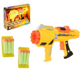 

Бластер «Сокрушитель», стреляет мягкими пулями, цвета МИКС, уценка (помята упаковка)