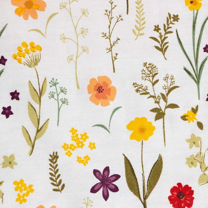 

Простыня на резинке LoveLife 180*200*25см, "Цветочная поляна", 100% хлопок, сатин, 125г/м²