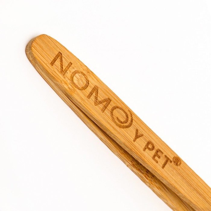 Пинцет для террарима NomoyPet из бамбука, изогнутый, 16,5 см