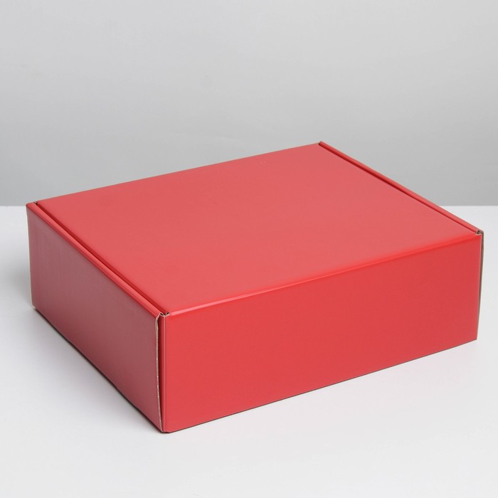 коробка складная желтая 27 х 21 х 9 см Коробка подарочная складная, упаковка, «Красная», 27 х 21 х 9 см