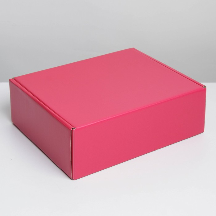 Коробка подарочная складная, упаковка, «Фуксия», 27 х 21 х 9 см коробка складная фуксия 27 х 21 х 9 см