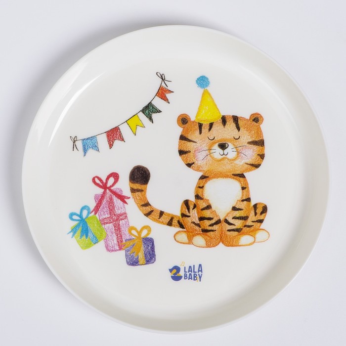 

Набор детской посуды Lalababy Play with Me Tiger (тарелка, миска, стакан)