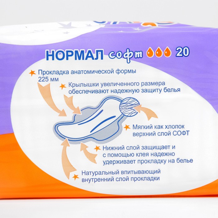 

Прокладки «Mis» Normal Soft 20 шт/уп
