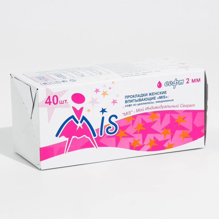 Прокладки ежедневные «Mis» целлюлоза Soft 40 шт.