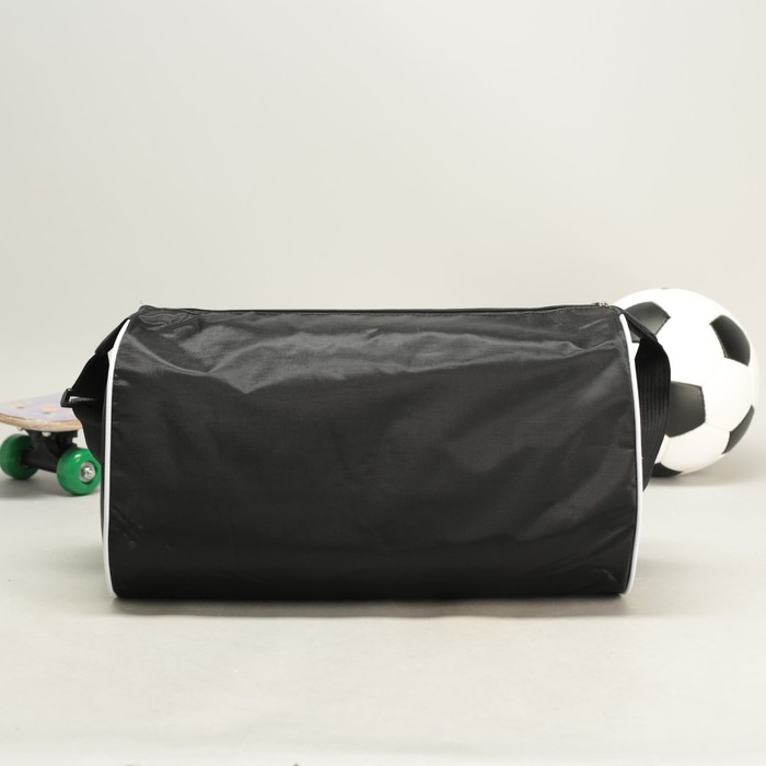 Спортивная сумка "Спорт" 1 отдел, длинный ремень, цвет красный