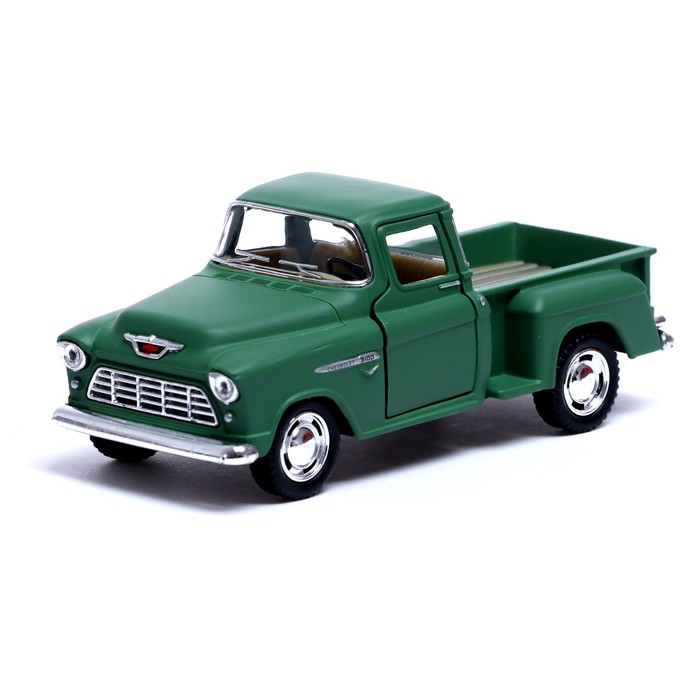 

Машина металлическая 1955 Chevy Stepside Pick-up, 1:32, открываются двери, инерция, цвет зелёный