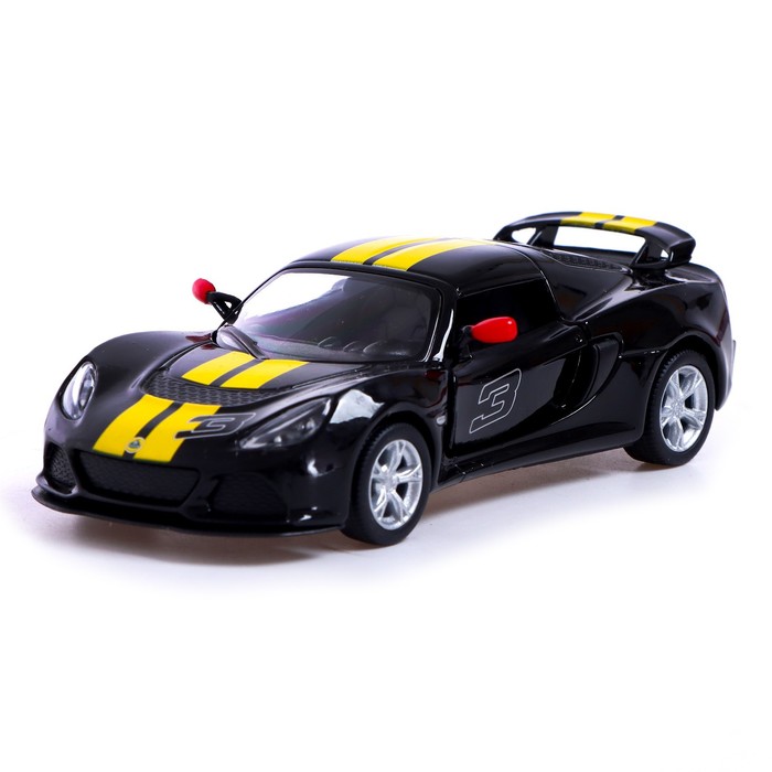 

Машина металлическая 2012 Lotus Exige S, 1:32, открываются двери, инерция, цвет чёрный